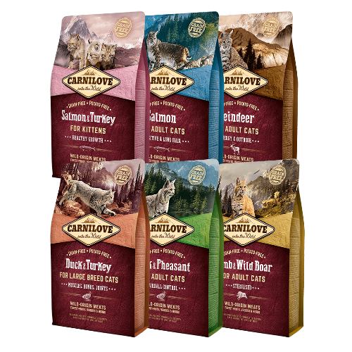 Carnilove | Dry Cat Food Duck & Turkey Large Breed 70/30