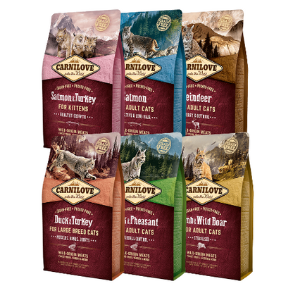 Carnilove | Dry Cat Food Duck & Turkey Large Breed 70/30