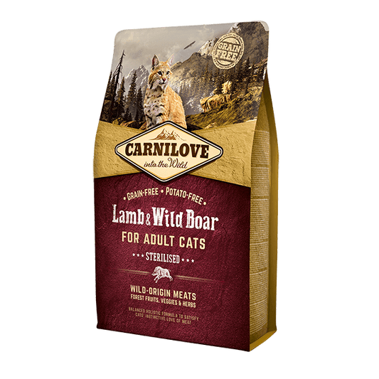 Carnilove | Cat Dry Food Lamb & Wild Boar 70/30